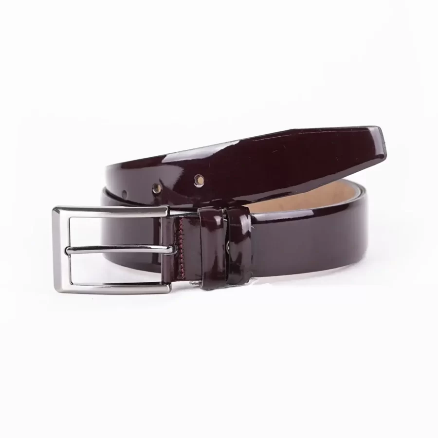 Bordo Mens Belt For Suit Patent Leather ST0140511 5