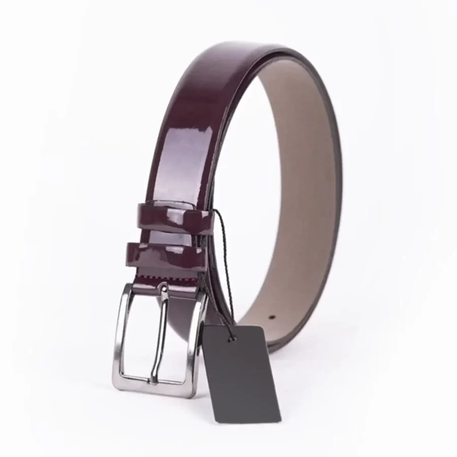 Bordo Mens Belt For Suit Patent Leather TYC00123242046 3