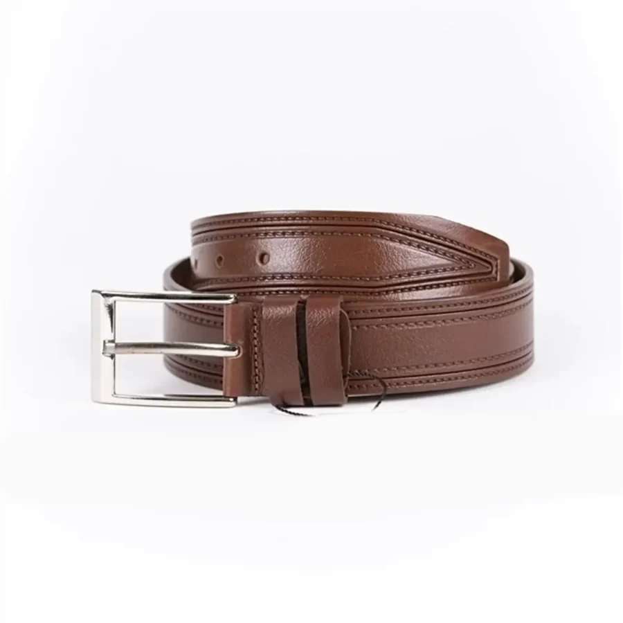 Brown Mens Belt Casual Genuine Leather ST0131215 1