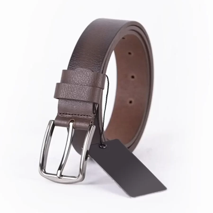 Brown Mens Belt Dress Genuine Leather MID01 2G 1