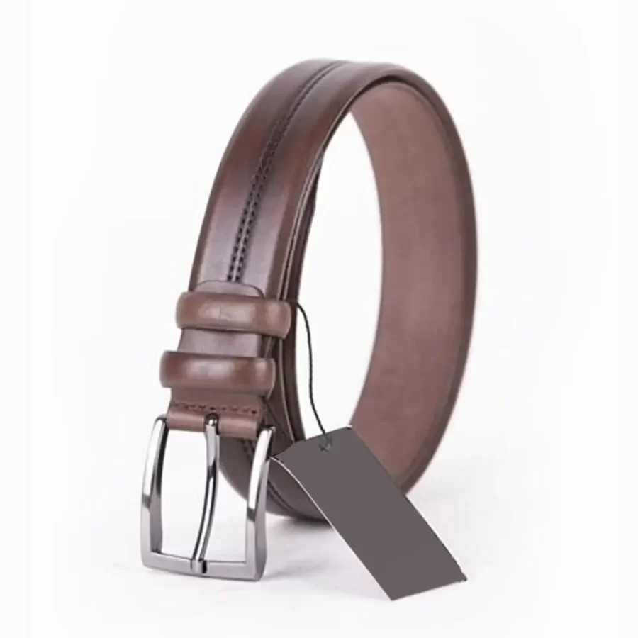 Brown Mens Belt For Pants Genuine Leather ST01469 10