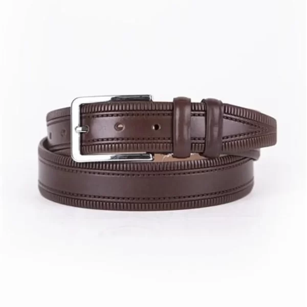 Brown Mens Belt For Pants Genuine Leather ST01500 10