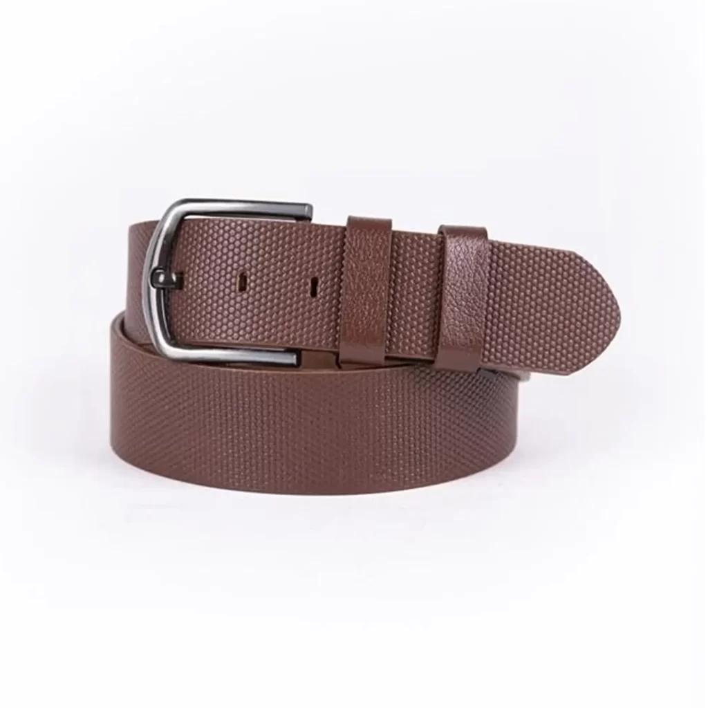 Men's Wide Belt Leather Belt Solid Colored