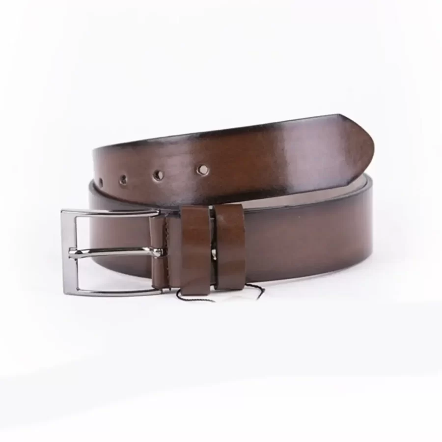 Brown Mens Vegan Leather Belt For Jeans TYC00123275634 2