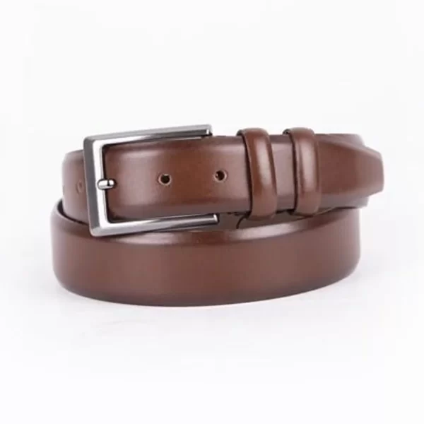 Cognac Mens Belt For Suit Genuine Leather ST00140 22