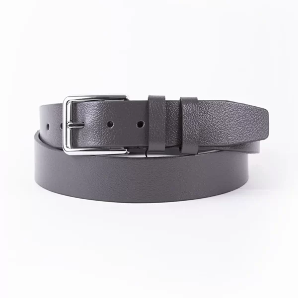 Gray Mens Belt For Suit Genuine Leather ST000321 1