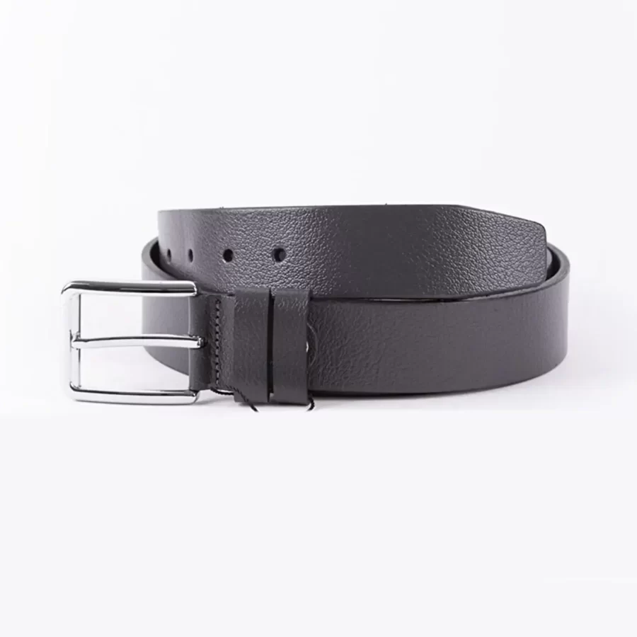 Gray Mens Belt For Suit Genuine Leather ST000321 2