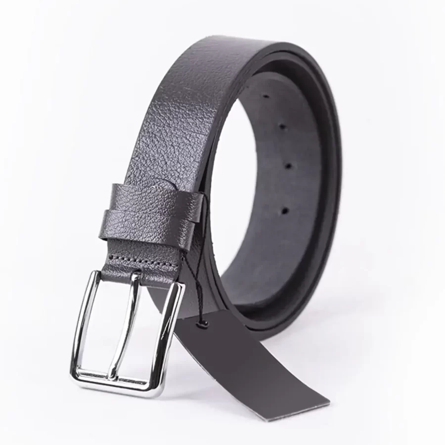 Gray Mens Belt For Suit Genuine Leather ST000321 3