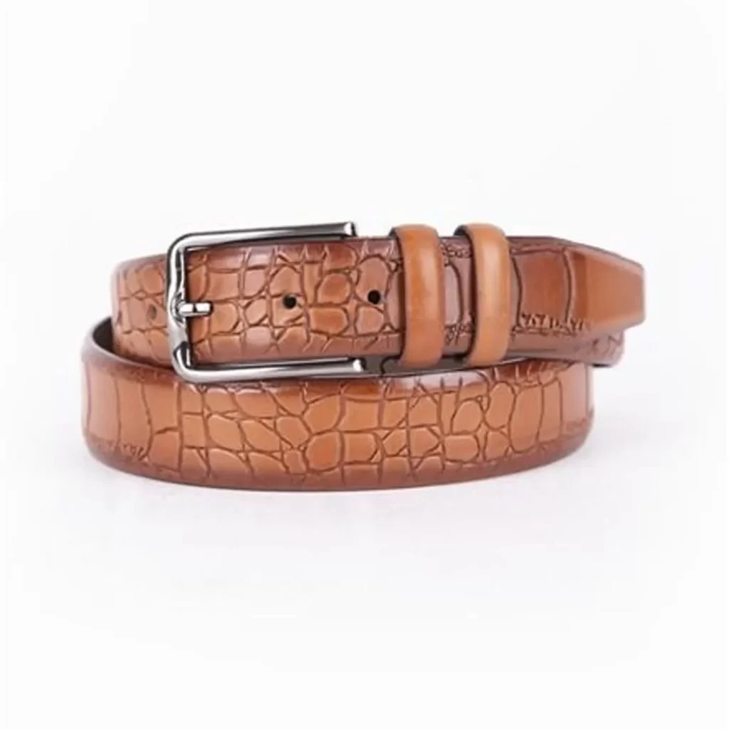 Light-Brown-Mens-Belt-Dress-  display picture 2