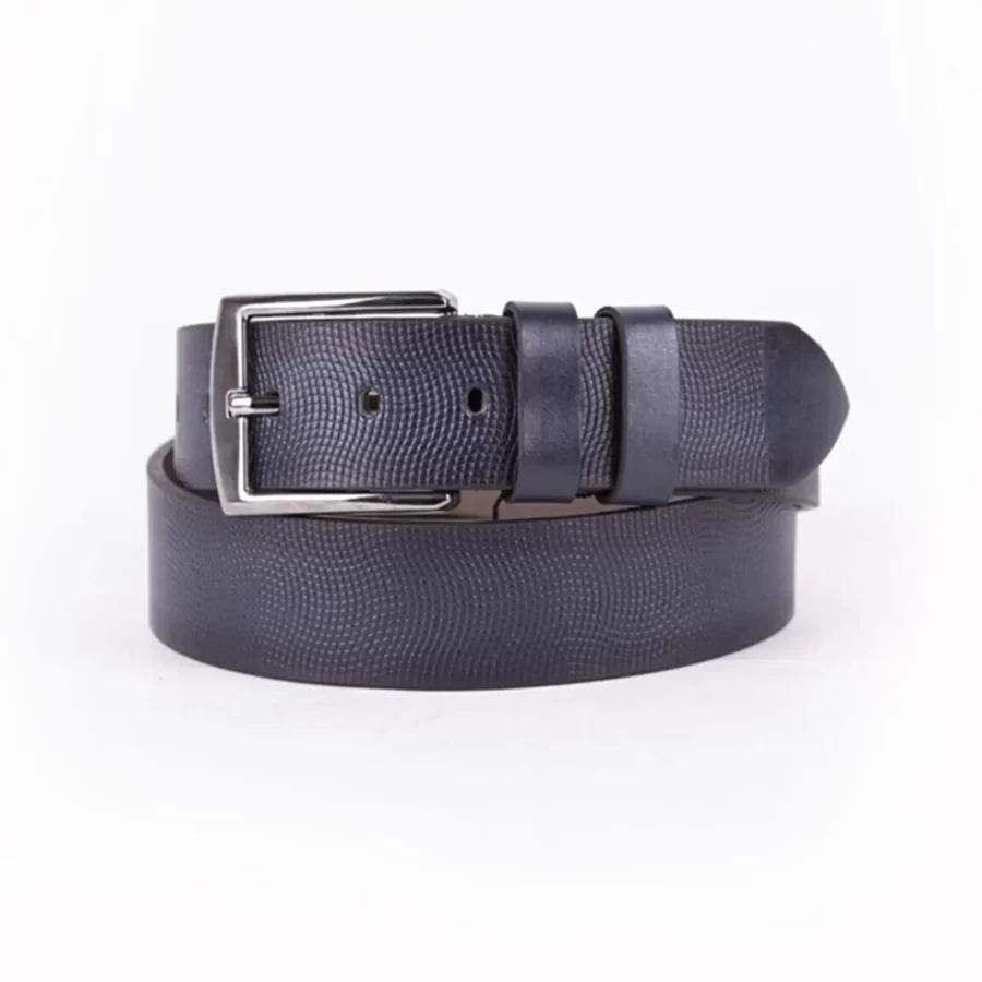 Navy Blue Mens Belt Casual Genuine Leather TYC00123642598 1