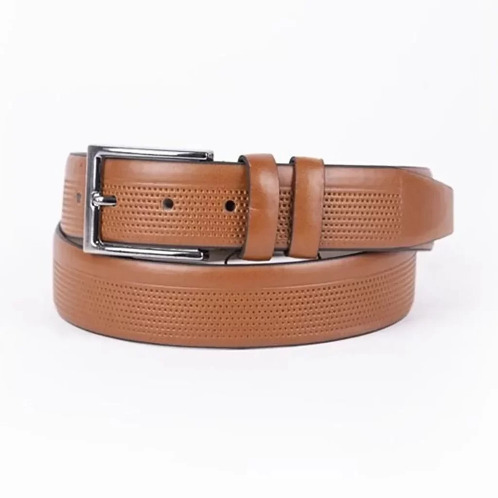 mens tan designer belt