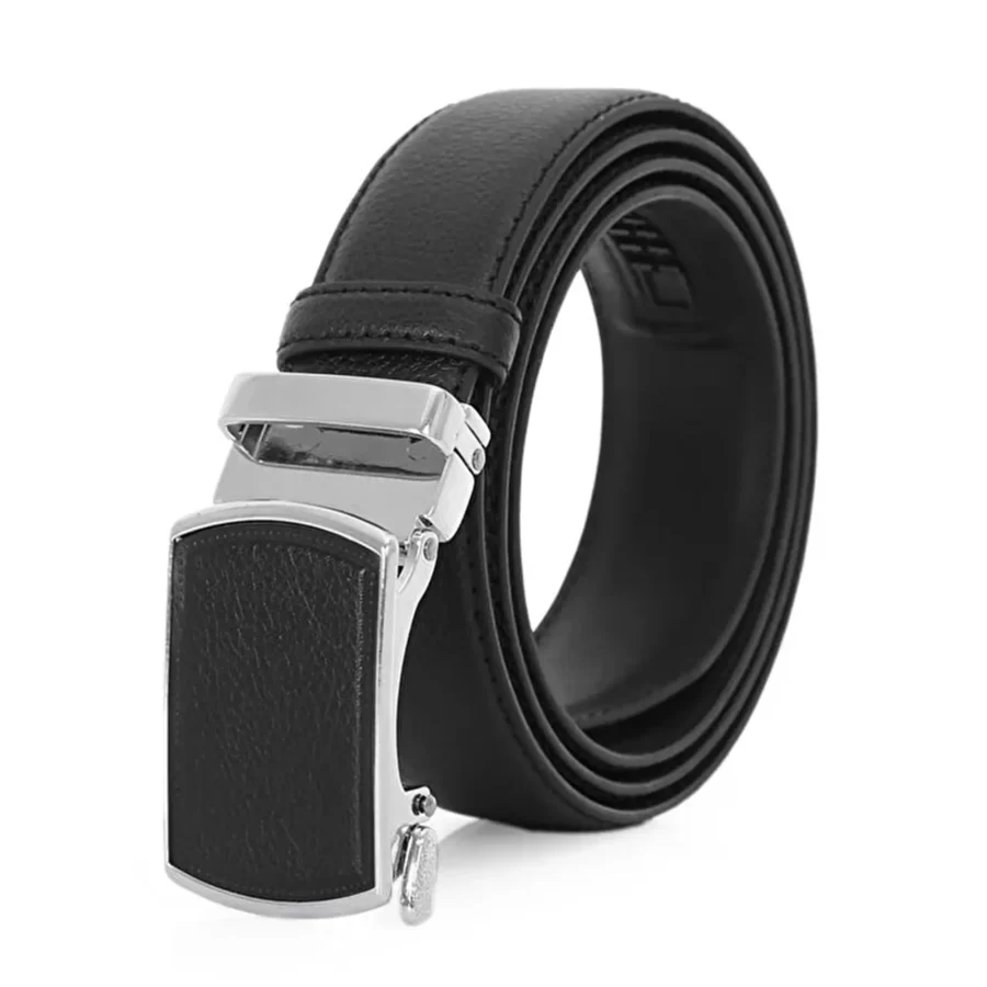 Black Mens Comfort Click Vegan Belt For Men 77756860659 17