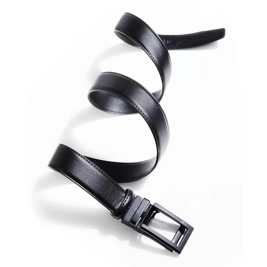 Black Ratchet Vegan Belt For Men 77756860036 13