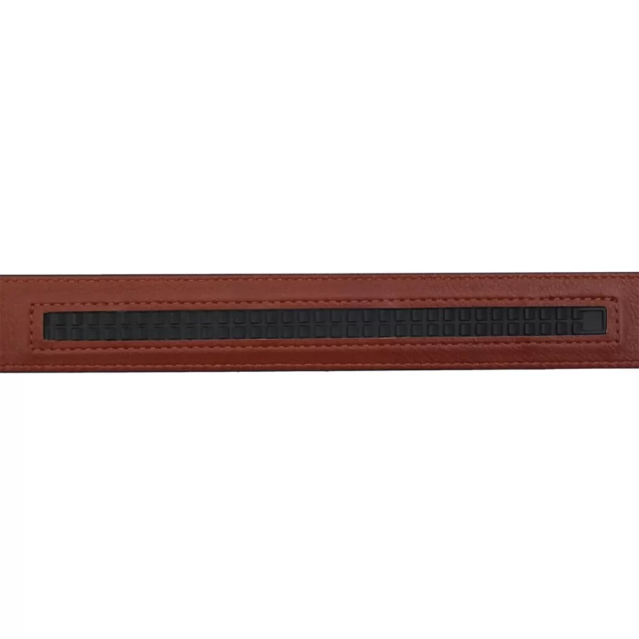 Brown Mens Ratchet Buckle Vegan Belt For Men PRSBELTOTM350501 9