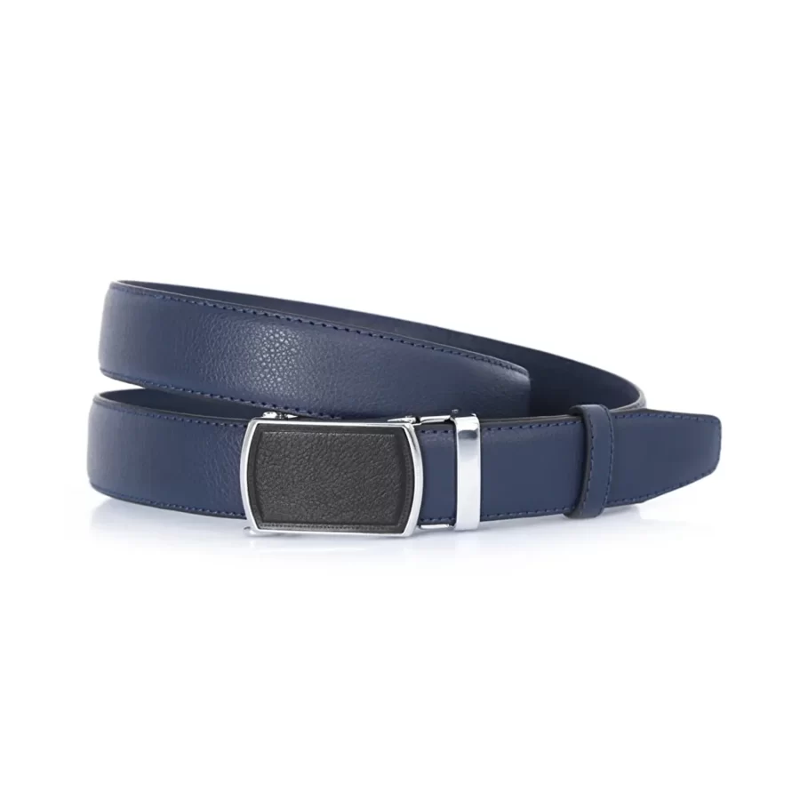 Dark Blue Mens Comfort Click Vegan Belt For Men 77756860659 12