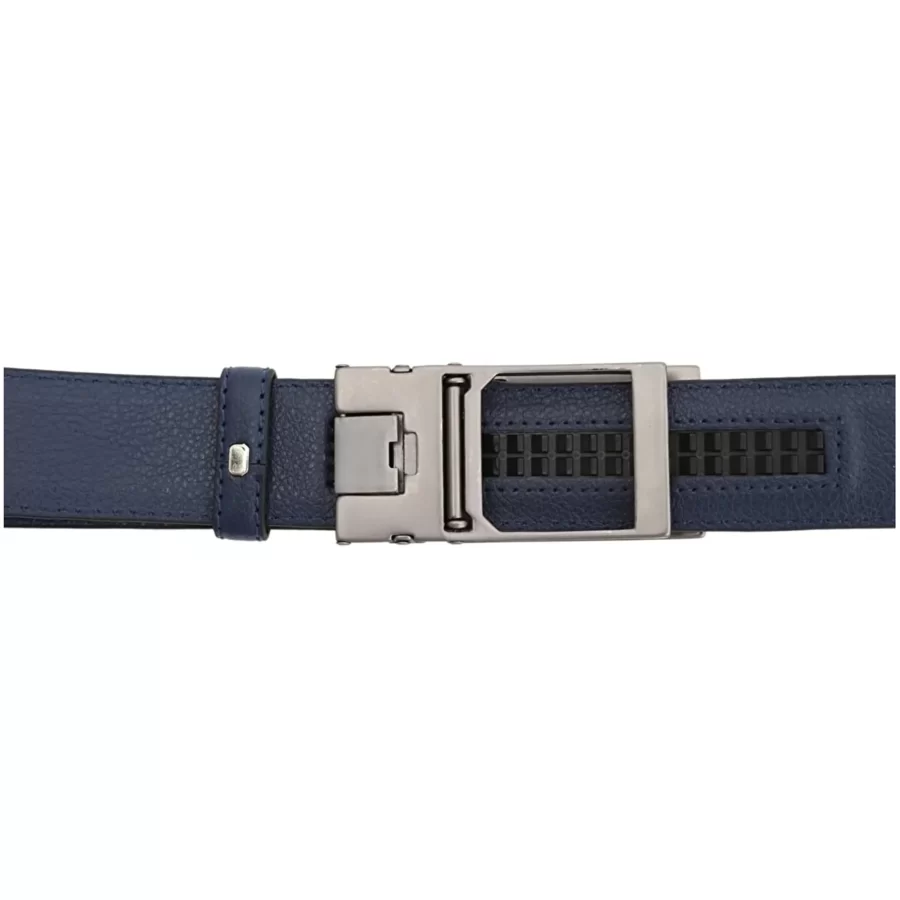 Navy Blue Ratchet Vegan Belt For Men 77756860022 4