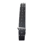 Buy Spike Studded Belt Black Leather - LeatherBeltsOnline.com