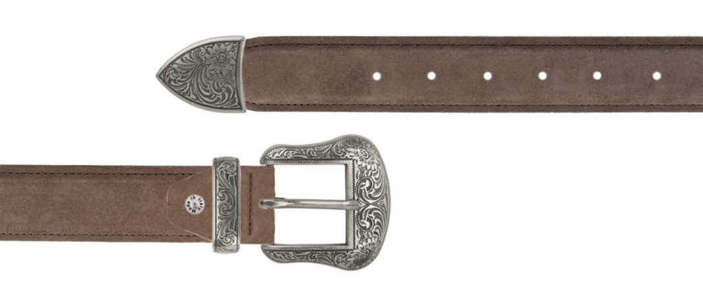 Taupe Brown Western Belt