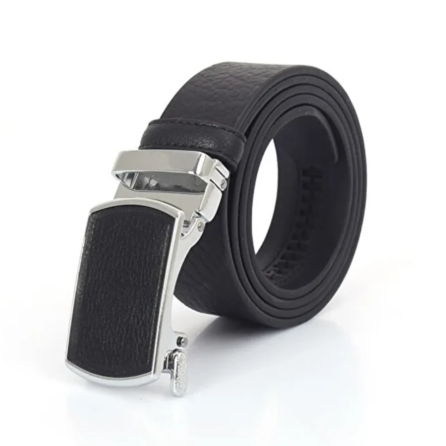 BargainGround Men's Western Croco Leather Belt – Black – Regular Size