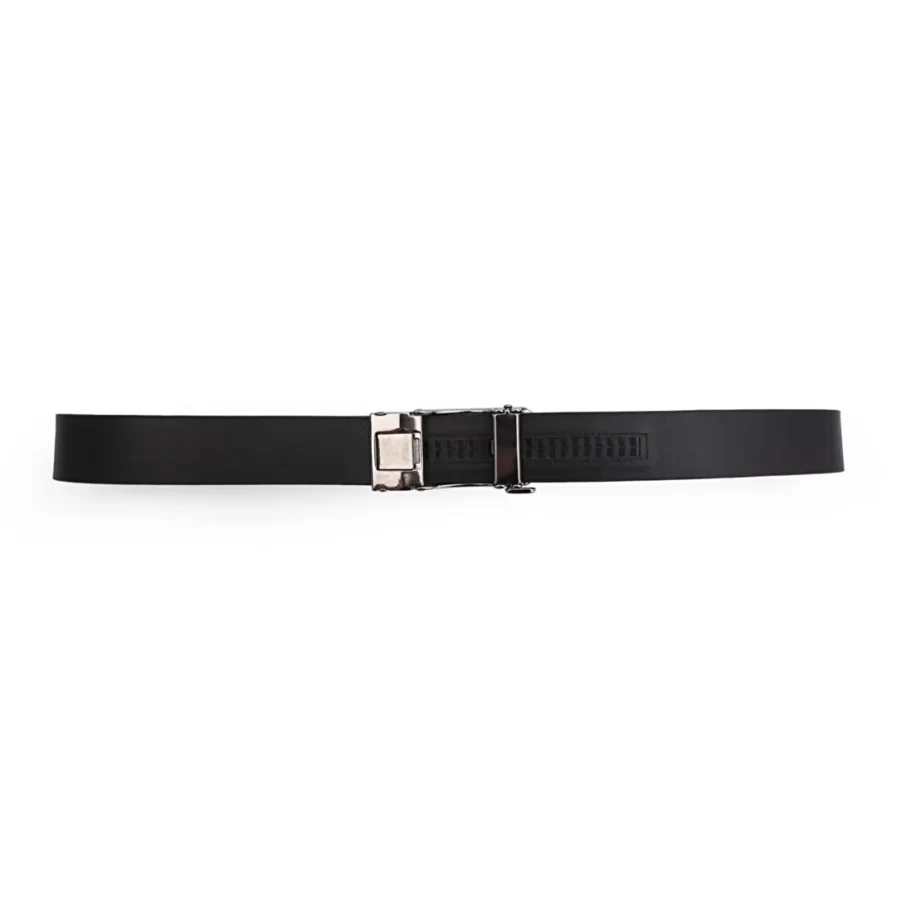 black ratchet belt for men with stylish buckle BLABLC35PRSDRSTO 4