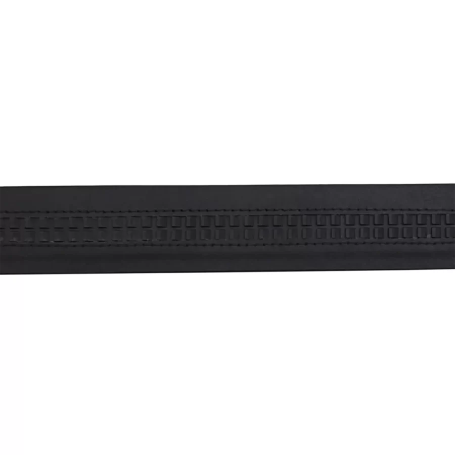 high quality ratchet belt for men black leather BLABLCS35PRSDRSTO 3