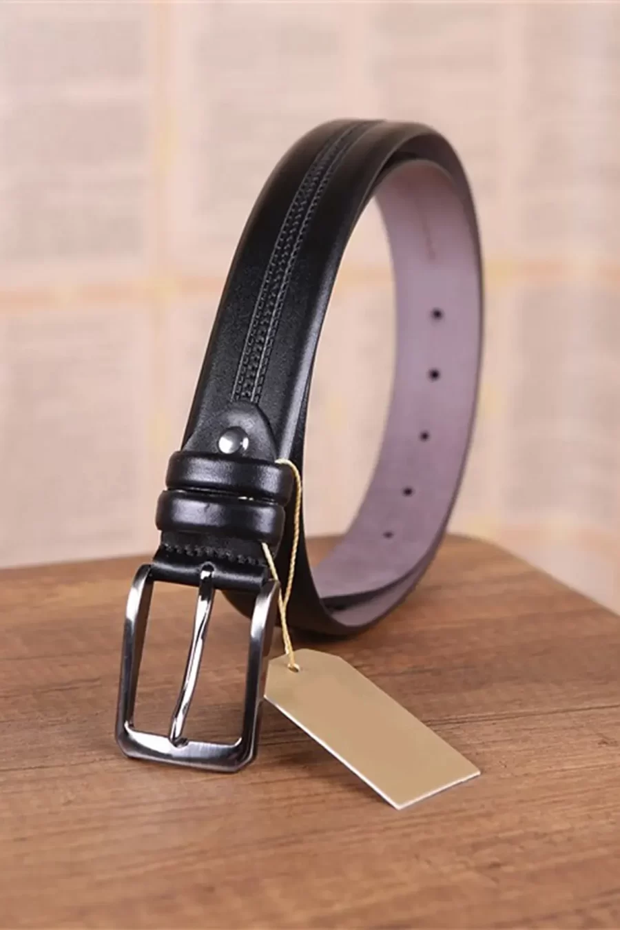 Black Dressing Belts For Men Trousers Luxury KD 012 3 5
