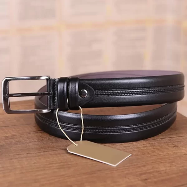 Black Dressing Belts For Men Trousers Luxury KD 012 3 6