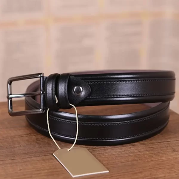 Black Dressing Belts For Men Trousers Luxury KD 013 1 8