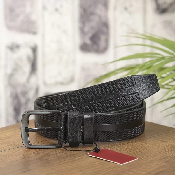 Black Gents Belt For Jeans KK 11 2