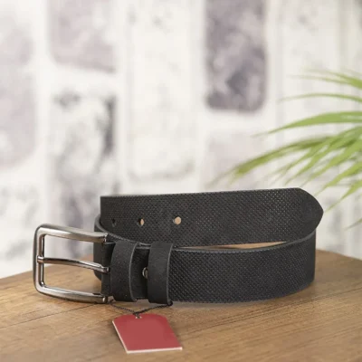 Black Gents Belt For Jeans KK09 10