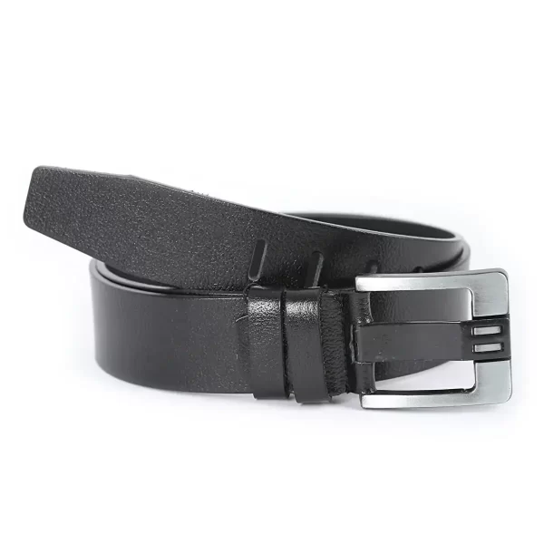 Black Gents Belt For Jeans KasvaG1 2