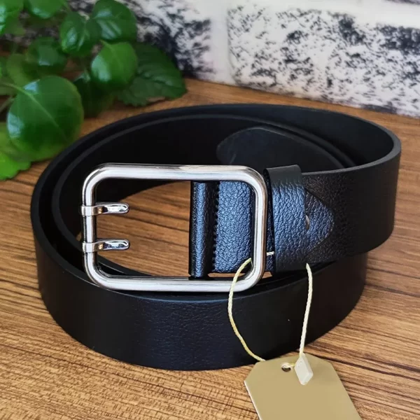 Black Gents Two Hole Belt Full Grain KK 10 5