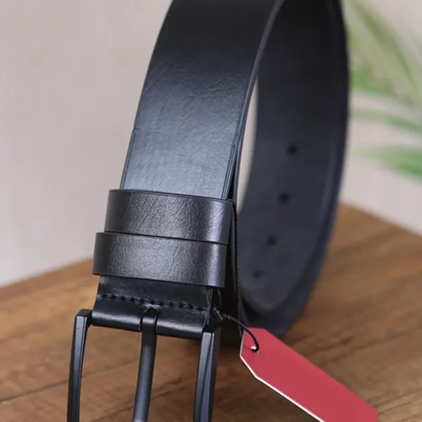 Black Mens Belt Casual K00 18 1