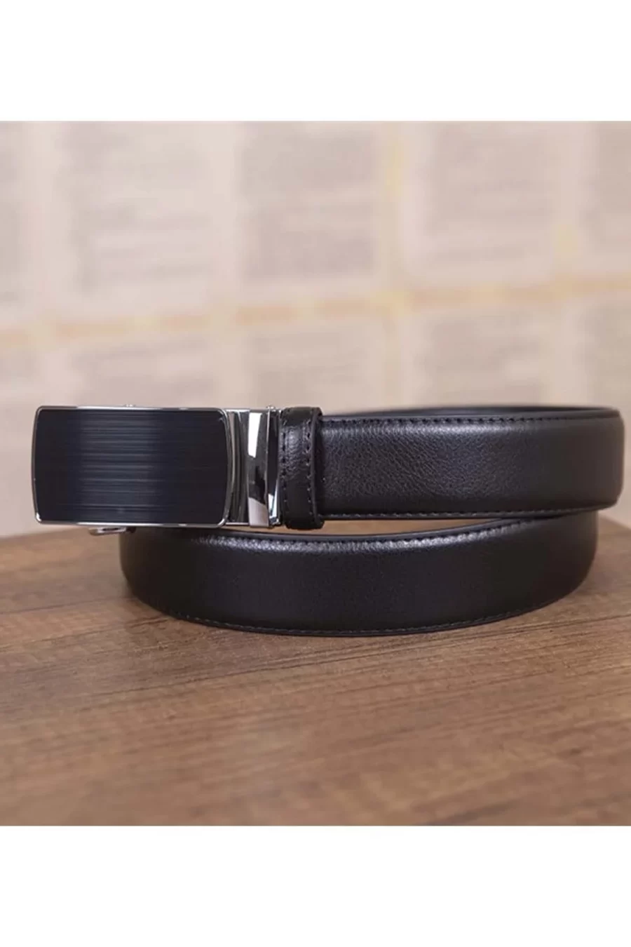 Black Mens Belt Click It Buckle KO 602 1 2