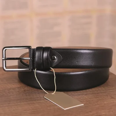 Black Mens Belt Dress KD 001 1 10