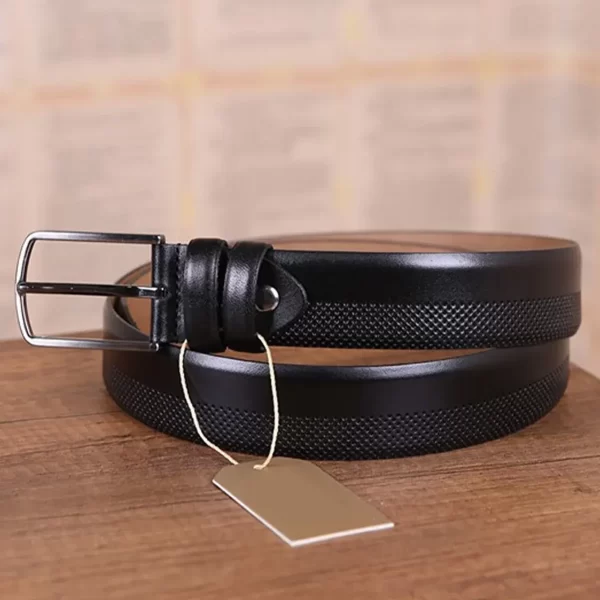 Black Mens Belt Expensive KD 007 2 6