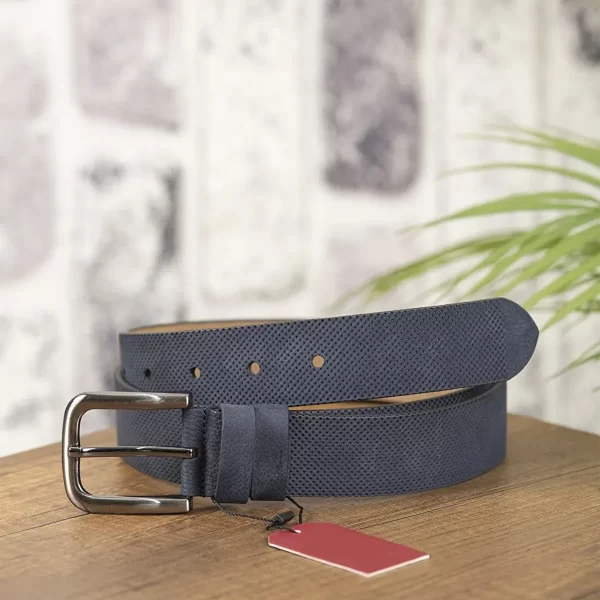 Blue Gents Belt For Jeans KK09 2