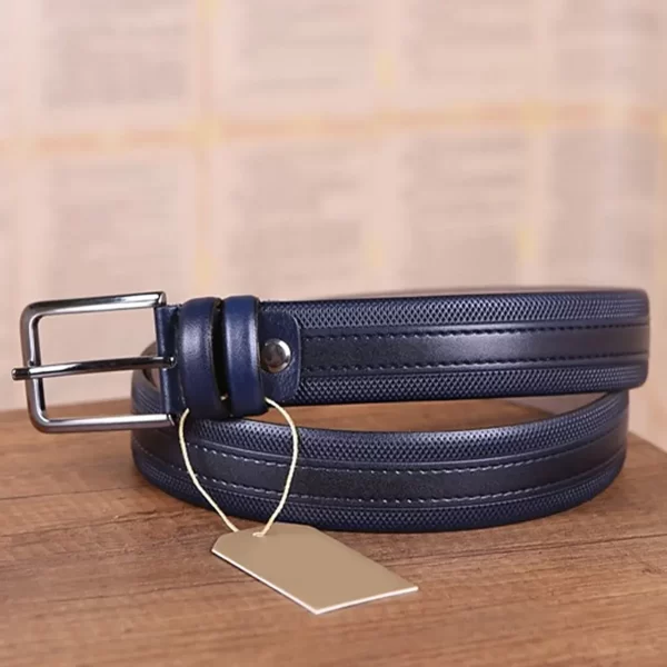 Blue Mens Belt Expensive KD 008 4 2