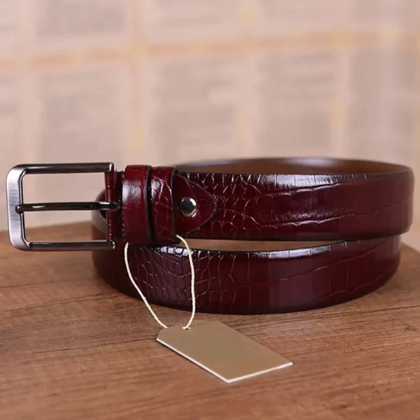 Bordo Croc Gents Belt For Pants KR 501 10 14