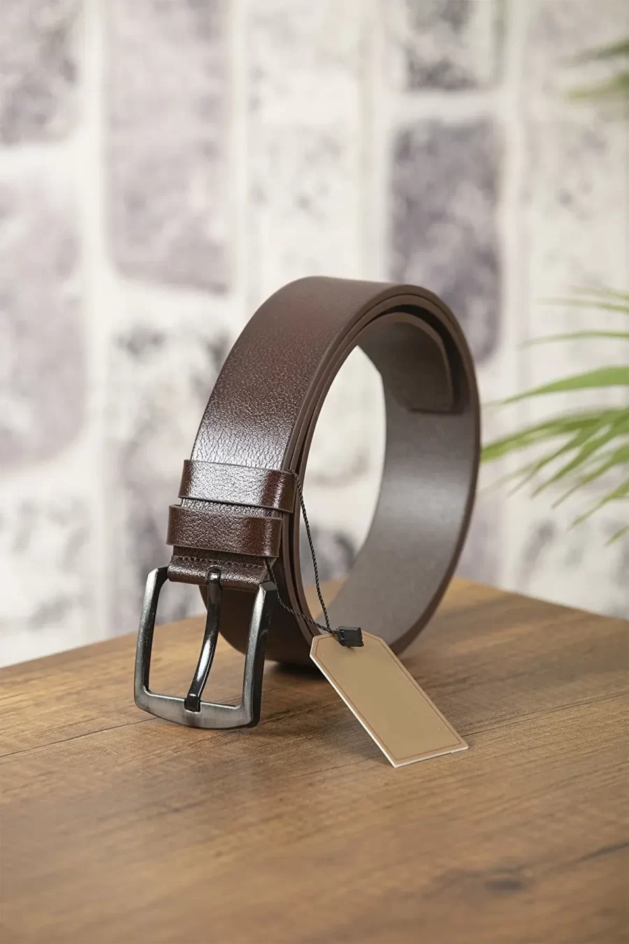 Dark Brown Casual Belts For Men KSV 100 3 1