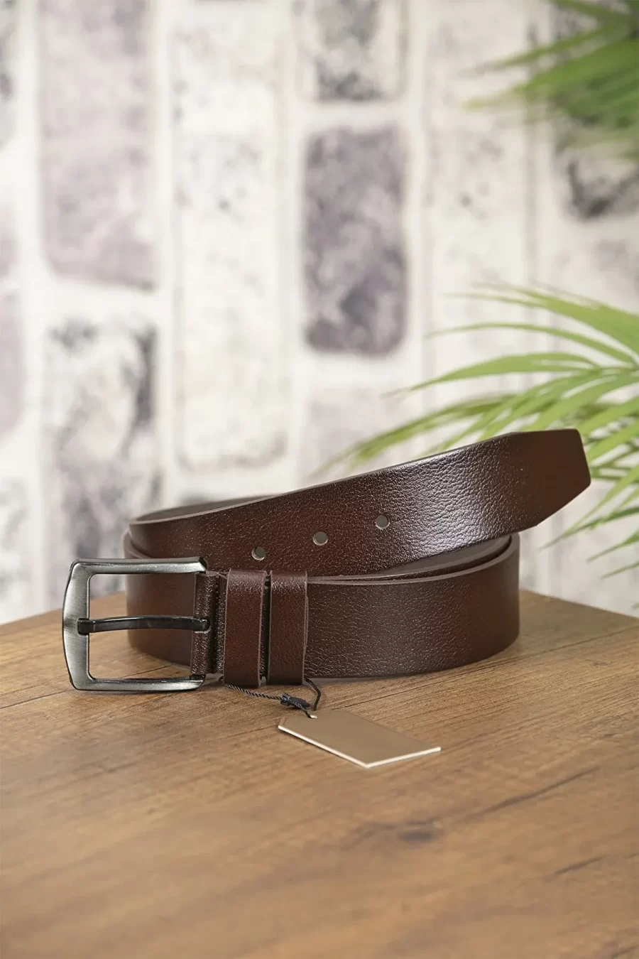 Dark Brown Casual Belts For Men KSV 100 3 2