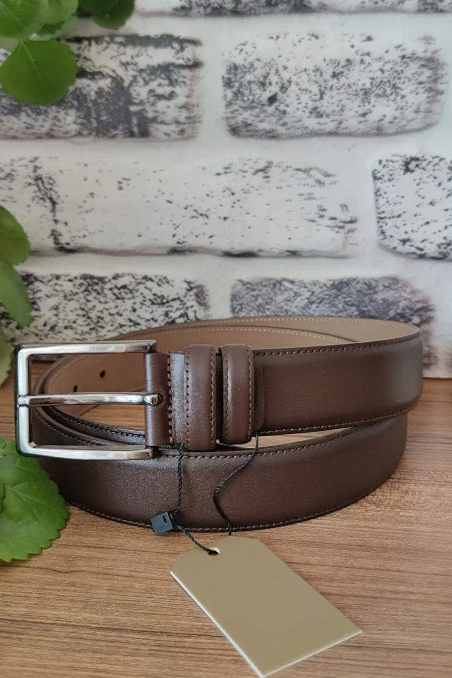 Dark Brown Dressing Belts for Men KSS 001 2