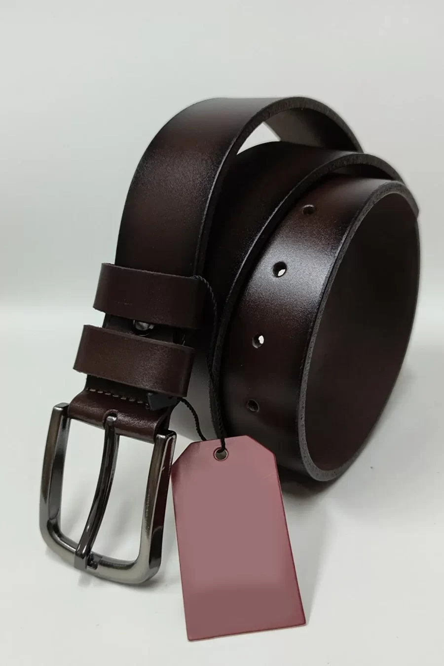 Dark Brown Gents Leather Belt For Jeans KD 111 2 2