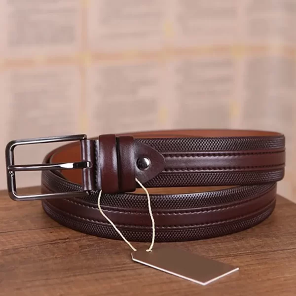 Dark Brown Gents Leather Belt For Pants KD 008 4 4