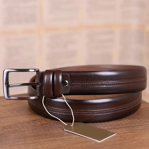 Dark Brown Gents Leather Belt For Pants KD 012 3 2