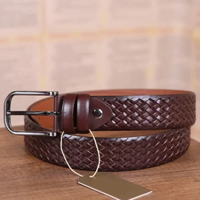 Dark Brown Mens Belt Expensive KD 009 2 2