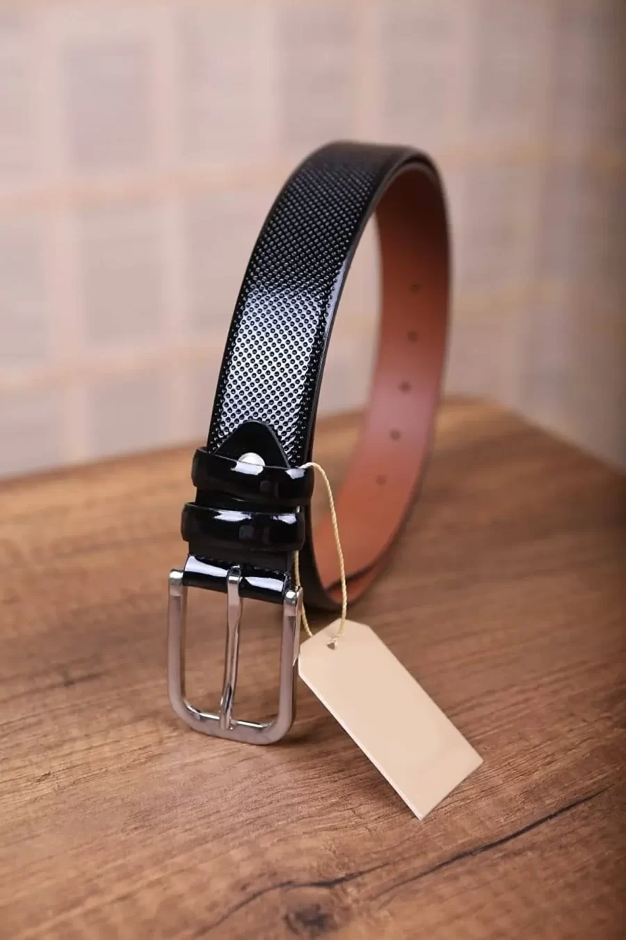 Dressing Belts for Men Patent Leather KS 0100 7 1