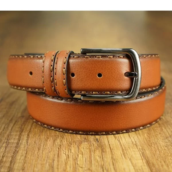 Light Brown Mens Belt For Jeans KS 11