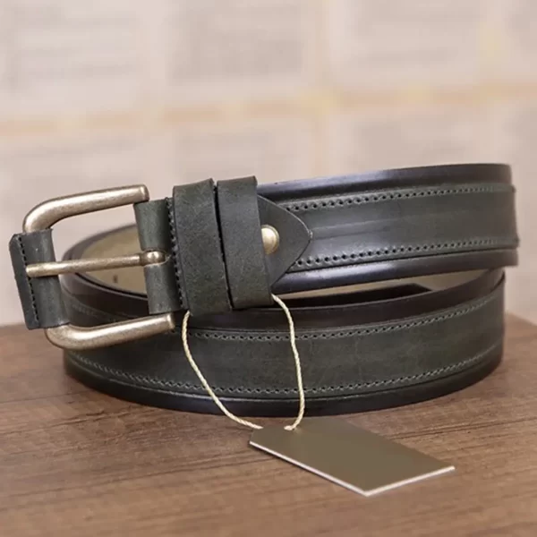 Olive Green Fashion Belts Mens KSV 007 01 2