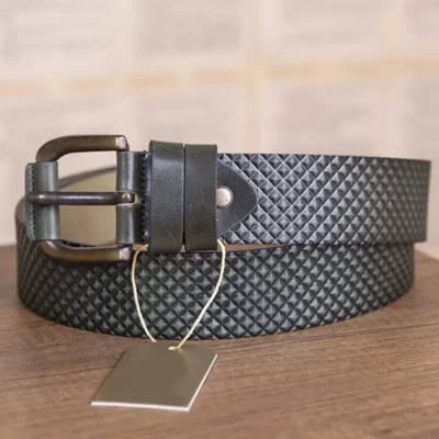 Olive Green Golf Belts For Men Covered Buckle KSV002 2 2